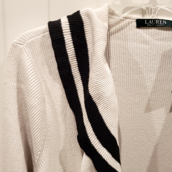 NWT Authentic Ralph Lauren Ribbed Cardigan - Picture 2 of 10